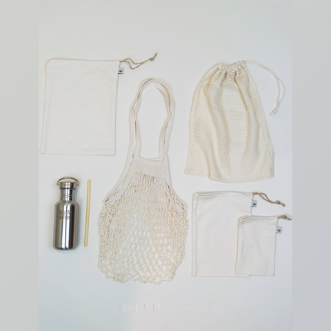 Coffret cadeau zero dechet : kit zéro déchet à l'extérieur
