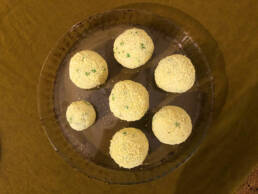 Boulettes de riz avant cuisson