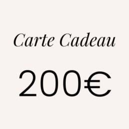 carte cadeau zero dechet 200 euros